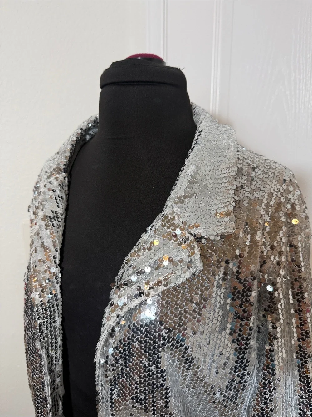 Silver Sequin Women's Jacket